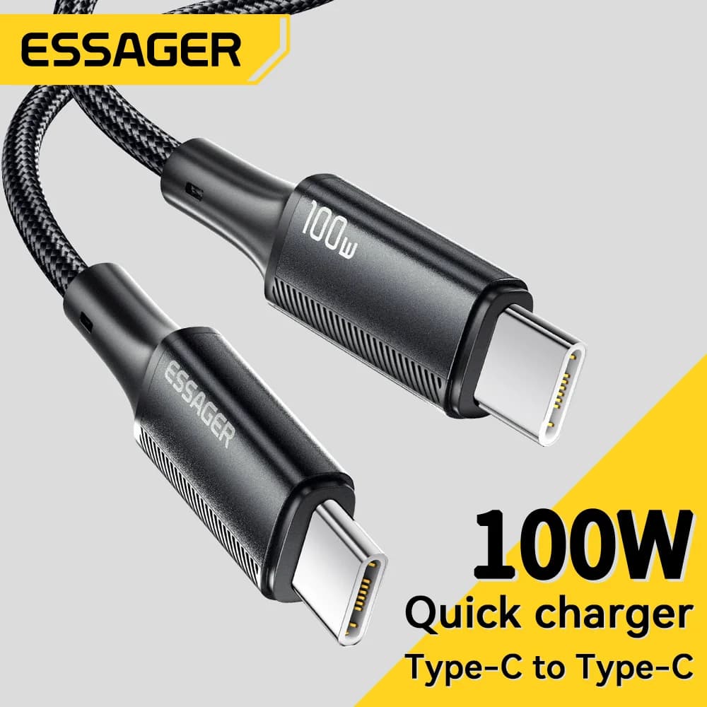 100W PD高速充電対応 USB-C to USB-C ケーブル