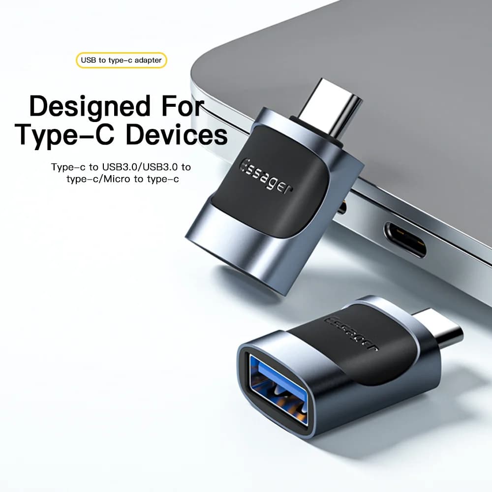 USB-C to Micro USB OTGアダプター