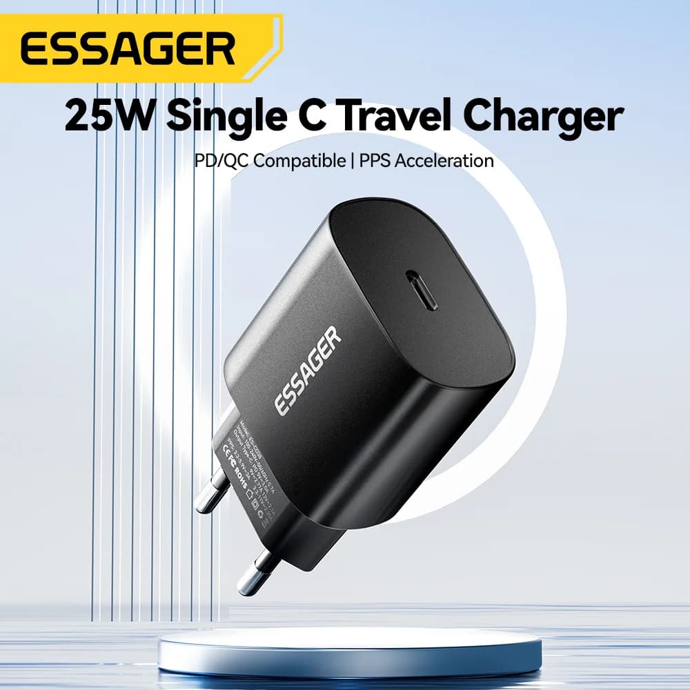 25W USB-C PD 高速壁面充電器