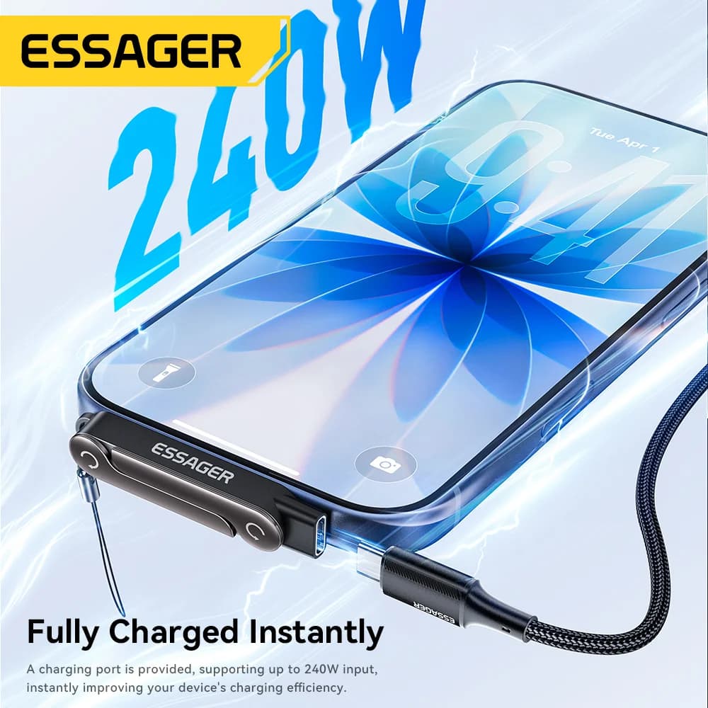 240W USB-C OTGアダプター スタンド付き