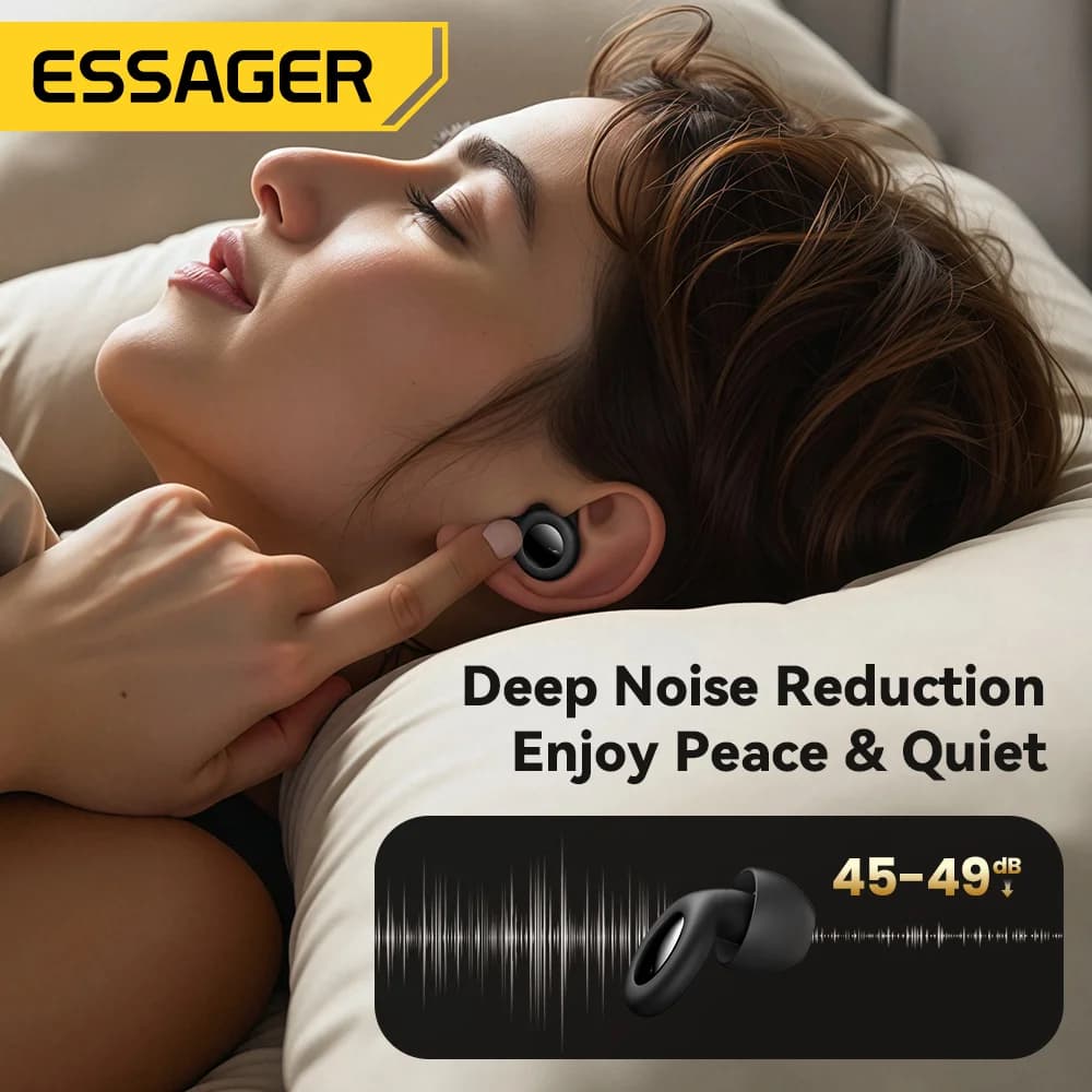 ソフトシリコン 防音 睡眠用イヤープラグ