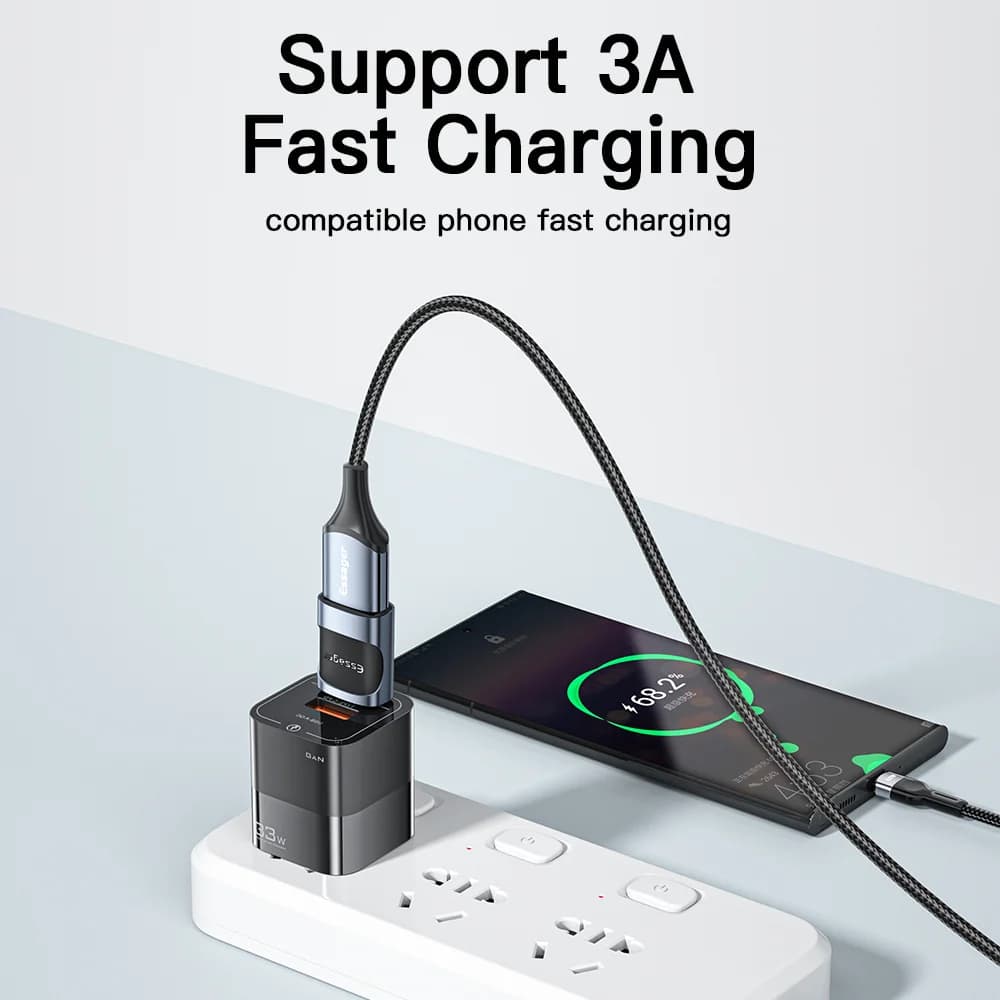 USB-C to Micro USB OTGアダプター