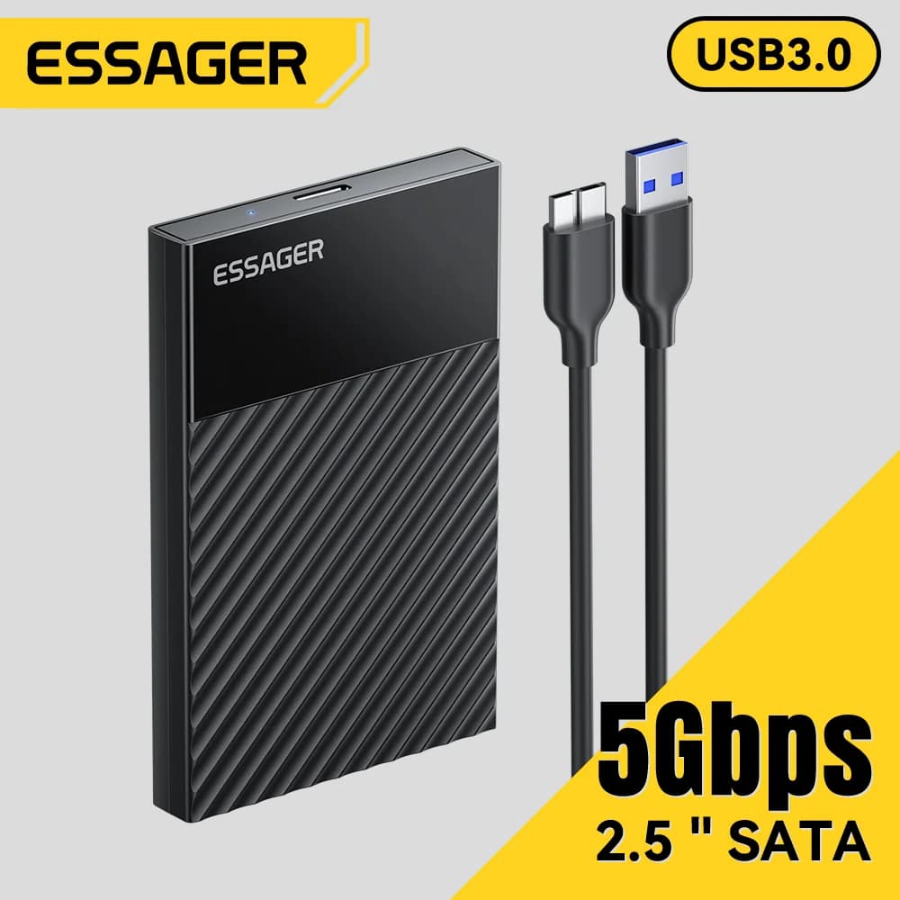 2.5インチ USB 3.0 SATA SSD/HDD ケース