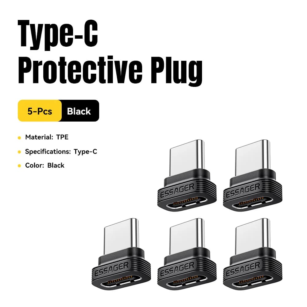 OTGデータ転送対応 USB-C ダストプラグ