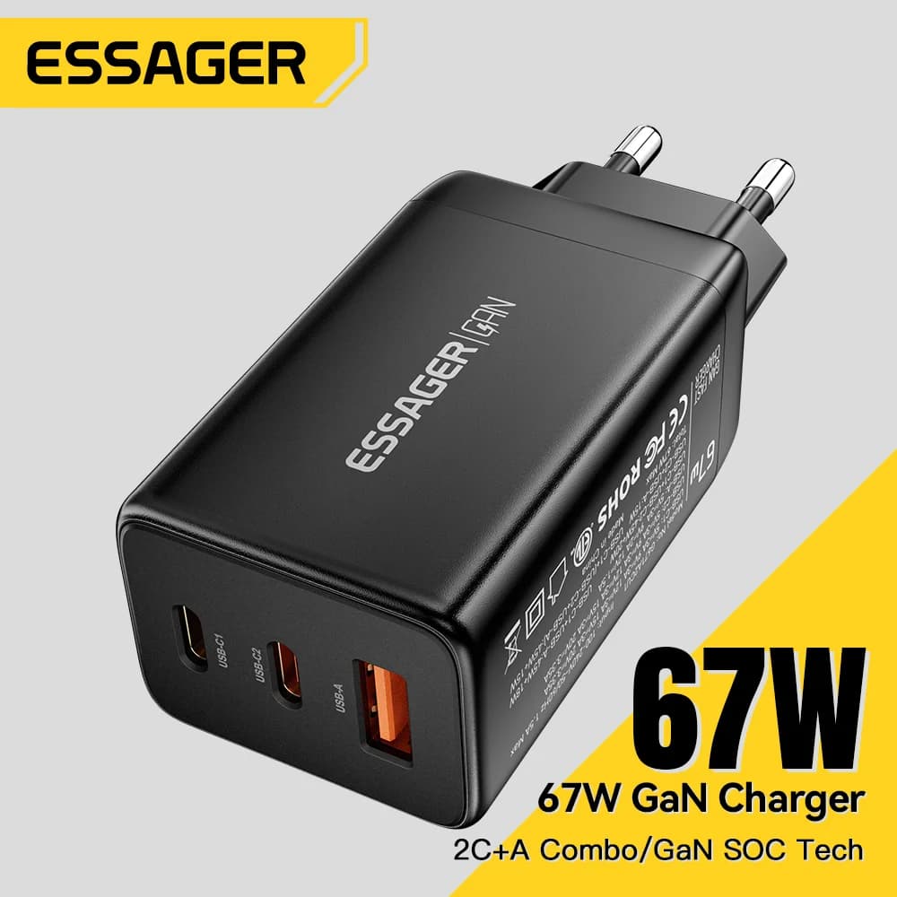 PPS対応 67W GaN USB Type-C 高速充電器