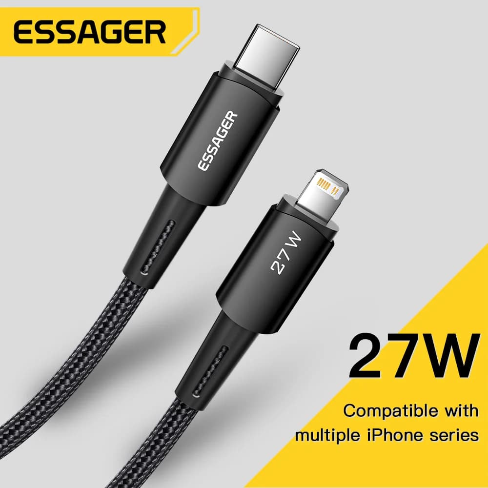 27W USB-C to Lightning 高速充電ケーブル