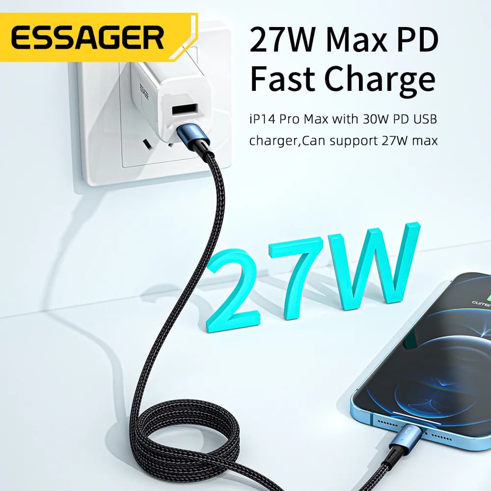 20W USB-C to Lightning高速充電ケーブル