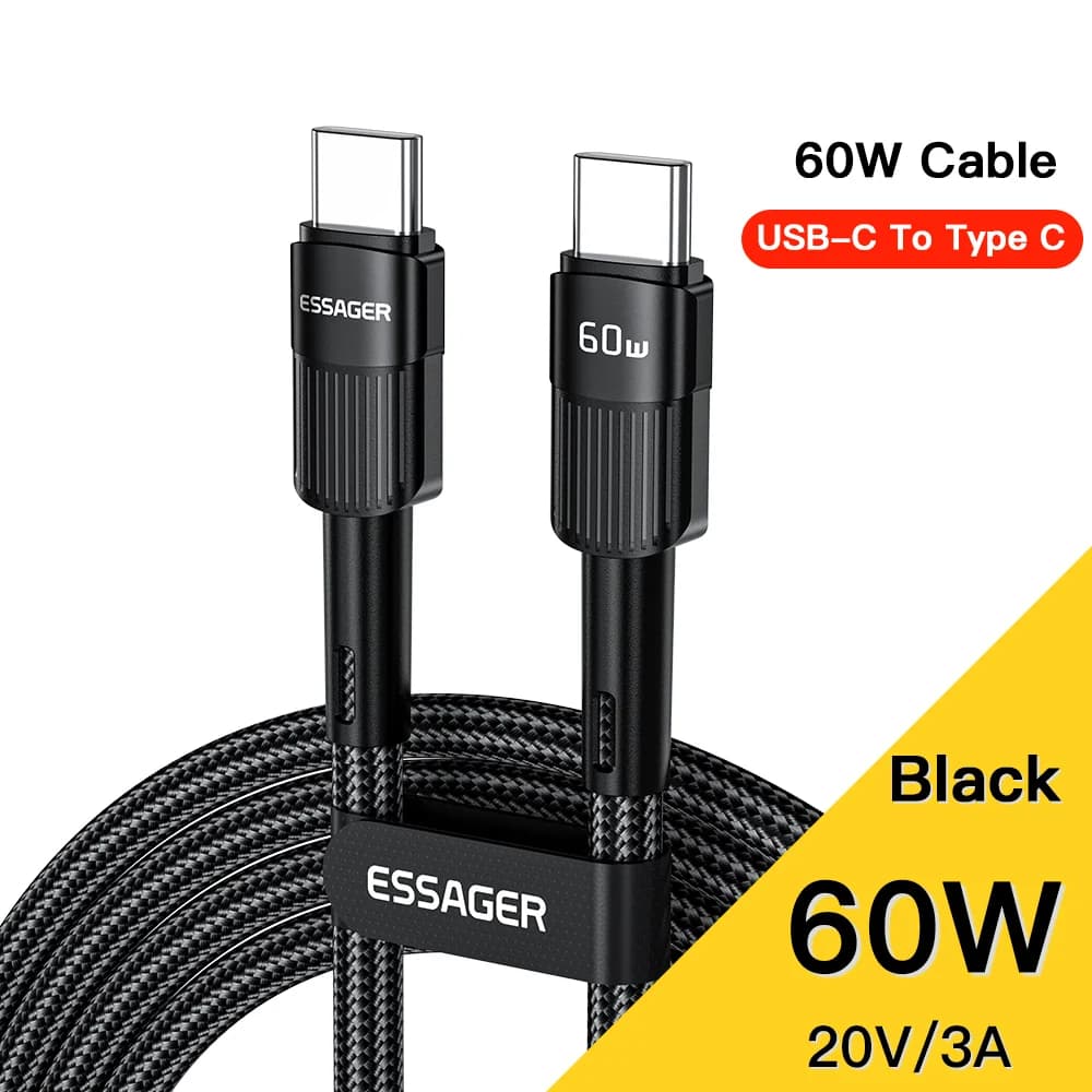100W USB-C to USB-C 高速充電ケーブル 3m