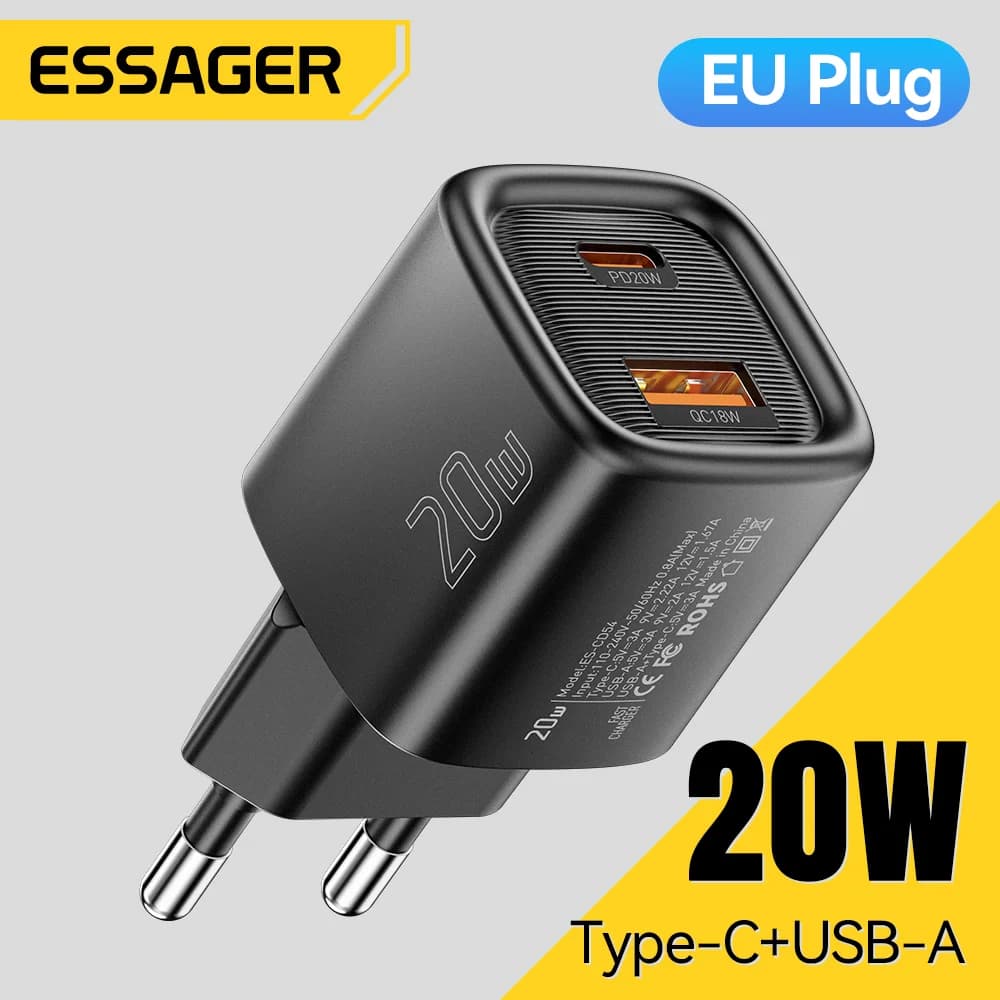 20W USB-C PD急速充電器