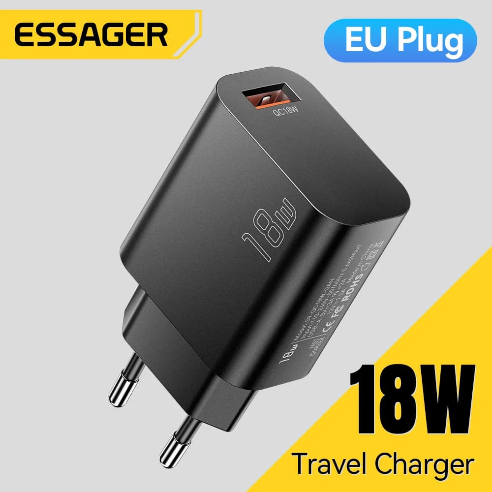 18W USB-A QC 3.0高速充電器