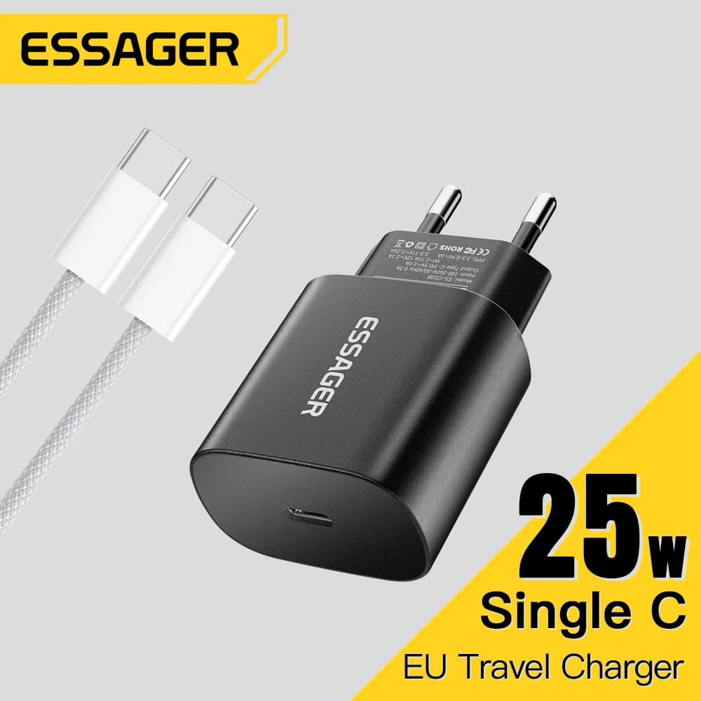 25W USB-C PD 高速充電器