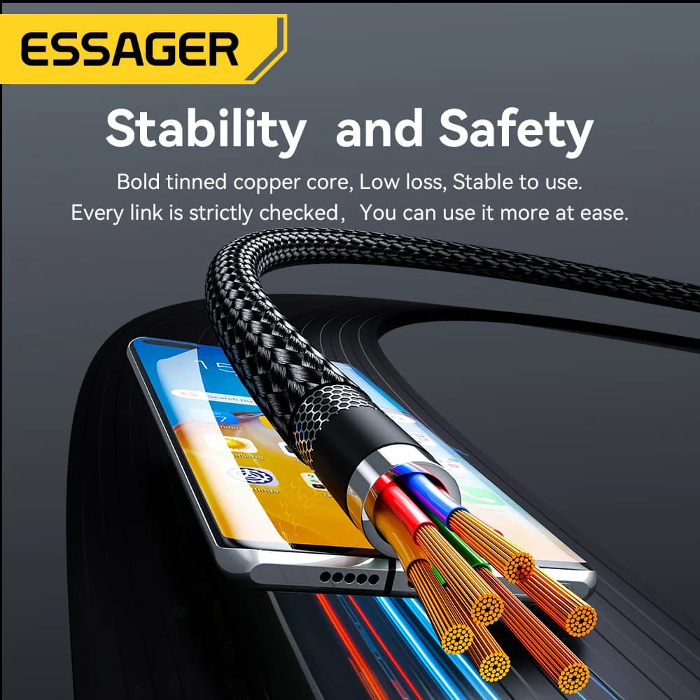 240W 90度角度 USB-C to USB-C ケーブル