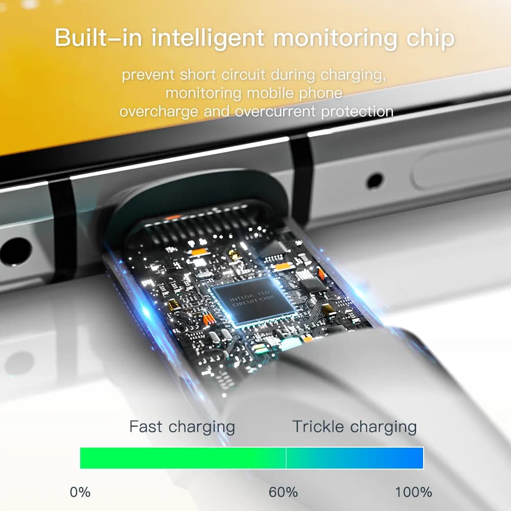 3A USB-A to USB-C 高速充電ケーブル