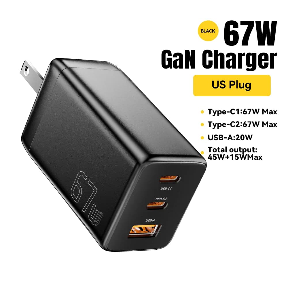 PPS対応 67W GaN USB Type-C 高速充電器