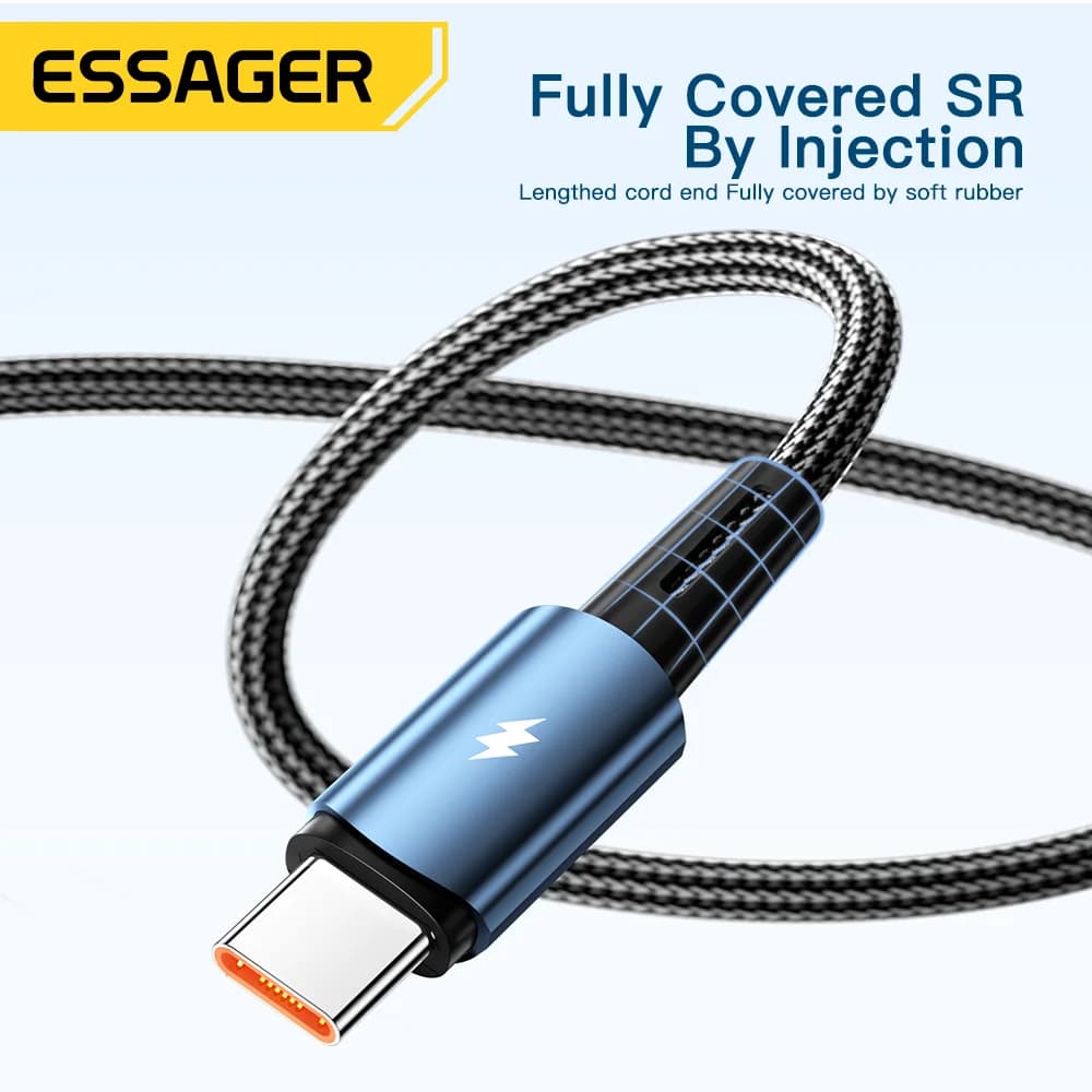 120W USB-C 高速充電ケーブル、6A