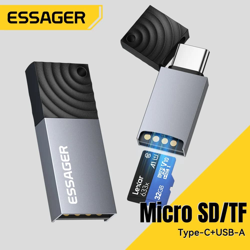 2in1 USB-C & USB 2.0 カードリーダー