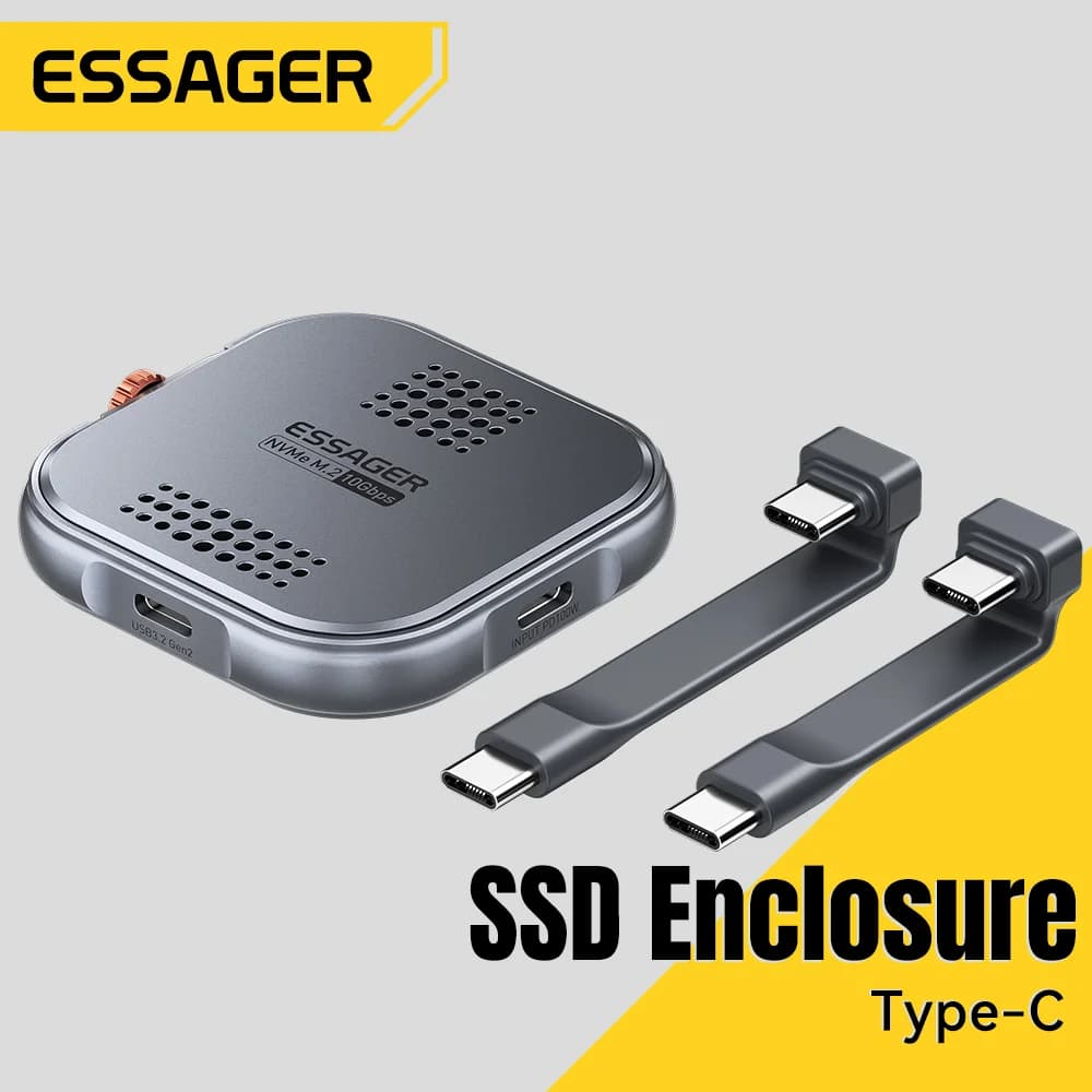M.2 NVMe SSDエンクロージャー USB 3.2 Gen2 10Gbps